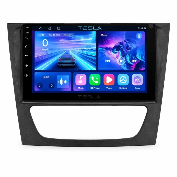 مانیتور اندروید تسلا مخصوص مرسدس بنز کلاس E (W211)