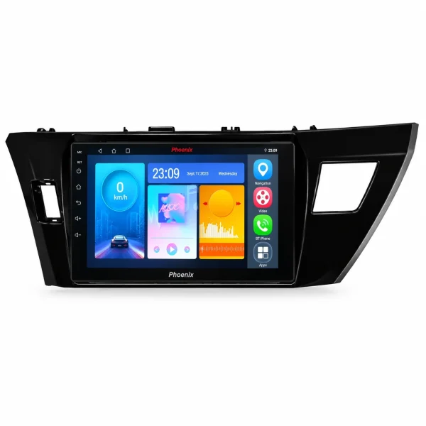 مانیتور اندروید فونیکس مخصوص تویوتا کرولا ۲۰۱۲ تا ۲۰۱۴