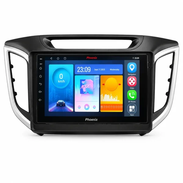 مانیتور اندروید فونیکس مخصوص هیوندای ix25 - ۱۰ اینچ