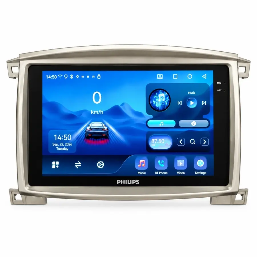 landcruiser-100-old-v2-philips مانیتور اندروید فیلیپس مخصوص تویوتا لندکروز ۱۰۰ قدیم | Philips - تصویر 1