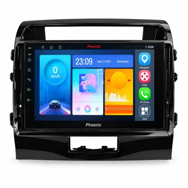 مانیتور اندروید فونیکس مخصوص تویوتا لندکروز ۲۰۰