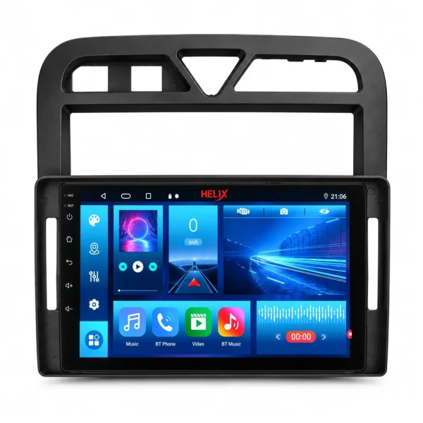 مانیتور اندروید هلیکس مخصوص سمند LX - ۹ اینچ (طرح ۲)