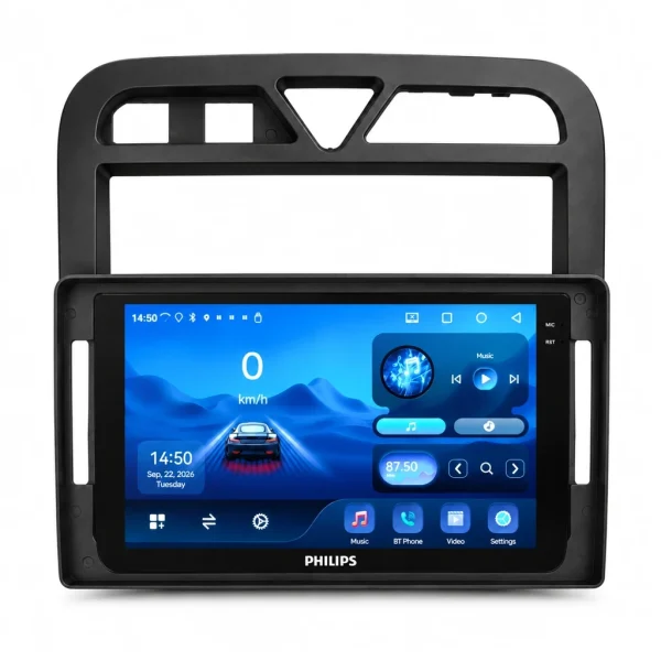 مانیتور اندروید فیلیپس مخصوص سمند LX - ۹ اینچ (طرح ۲)
