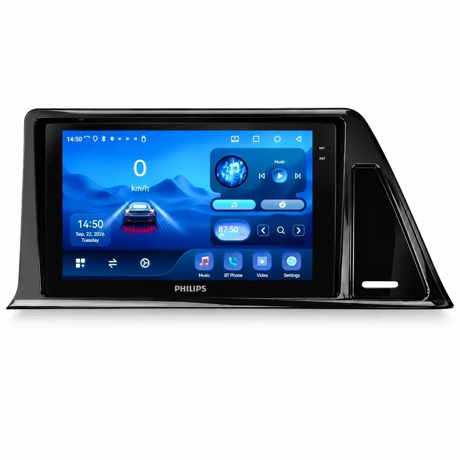 toyota-chr-9inch-philips مانیتور اندروید فیلیپس مخصوص تویوتا C-HR - ۹ اینچ | Philips - تصویر 1