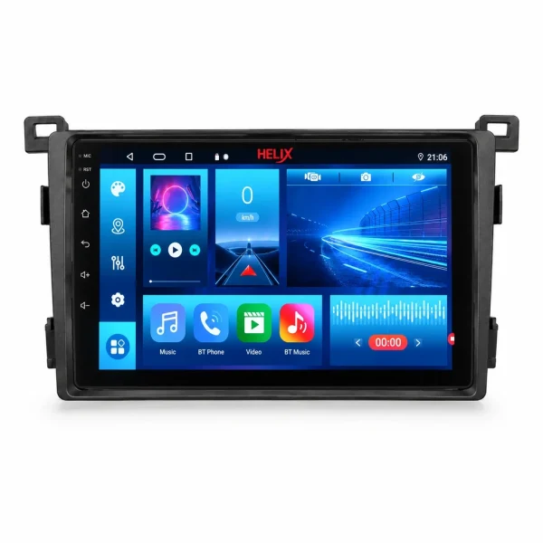 مانیتور اندروید هلیکس مخصوص تویوتا راو ۴ مدل ۲۰۱۲ - ۹ اینچ (طرح ۲)